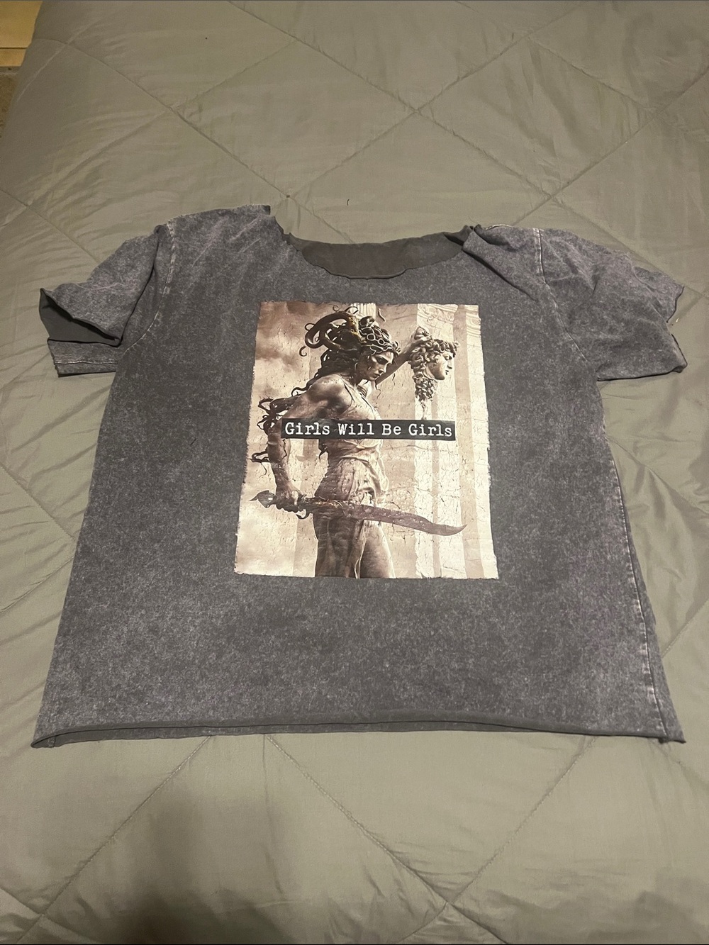 Women’s  Will Be Girls Graphic Tee - Gray